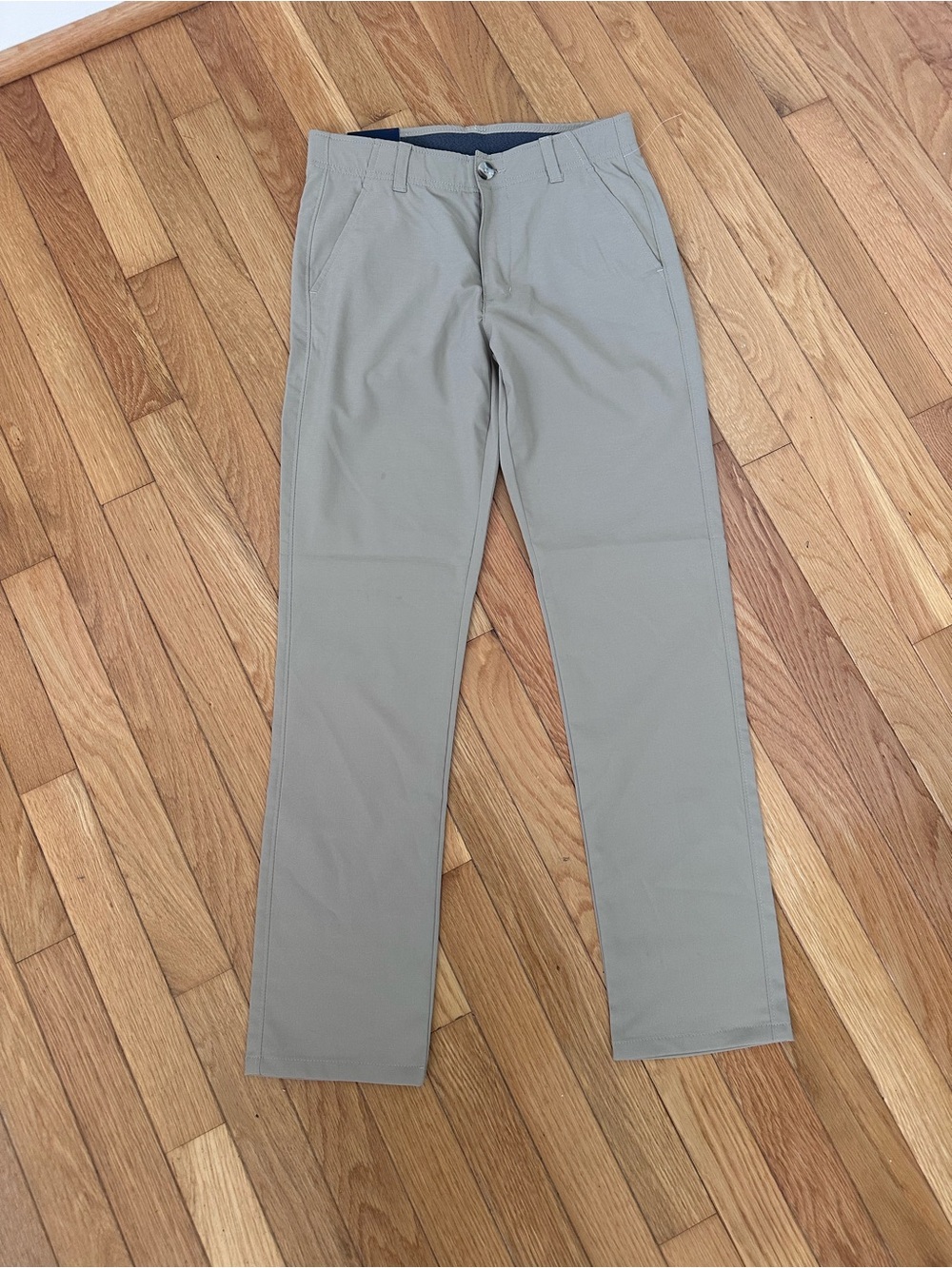 Boys Chaps Classic Straight-Fit Khaki Pants Size 12